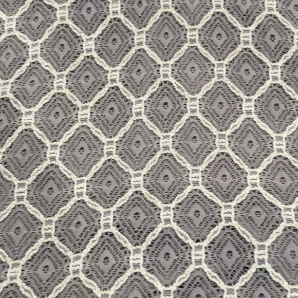 Urban Outfitters Kimchi Blue Mini Dress Size Small Gray Crochet Lace - Picture 9 of 9